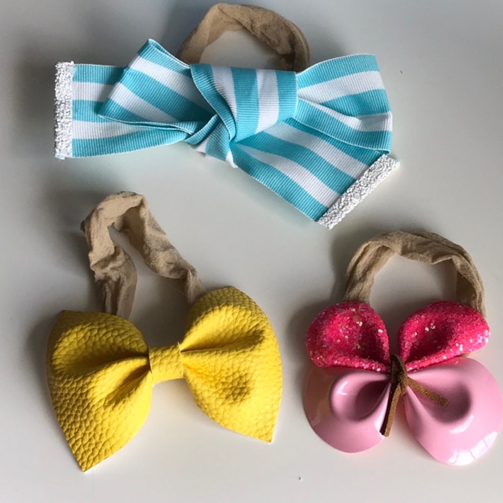 Baby toddler boutique handmade headband bows